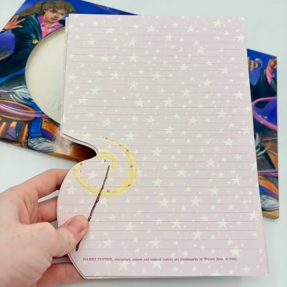 NEW Harry Potter Stationary Portfolio Set 12 Letterhead/ 14 Envelopes Birthday